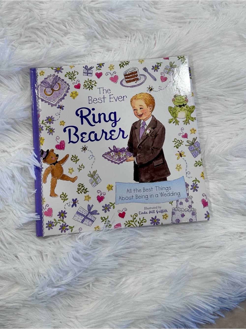 💜💍The Best Ever Ring Bearer Hardcover Children’s Wedding Gift Book